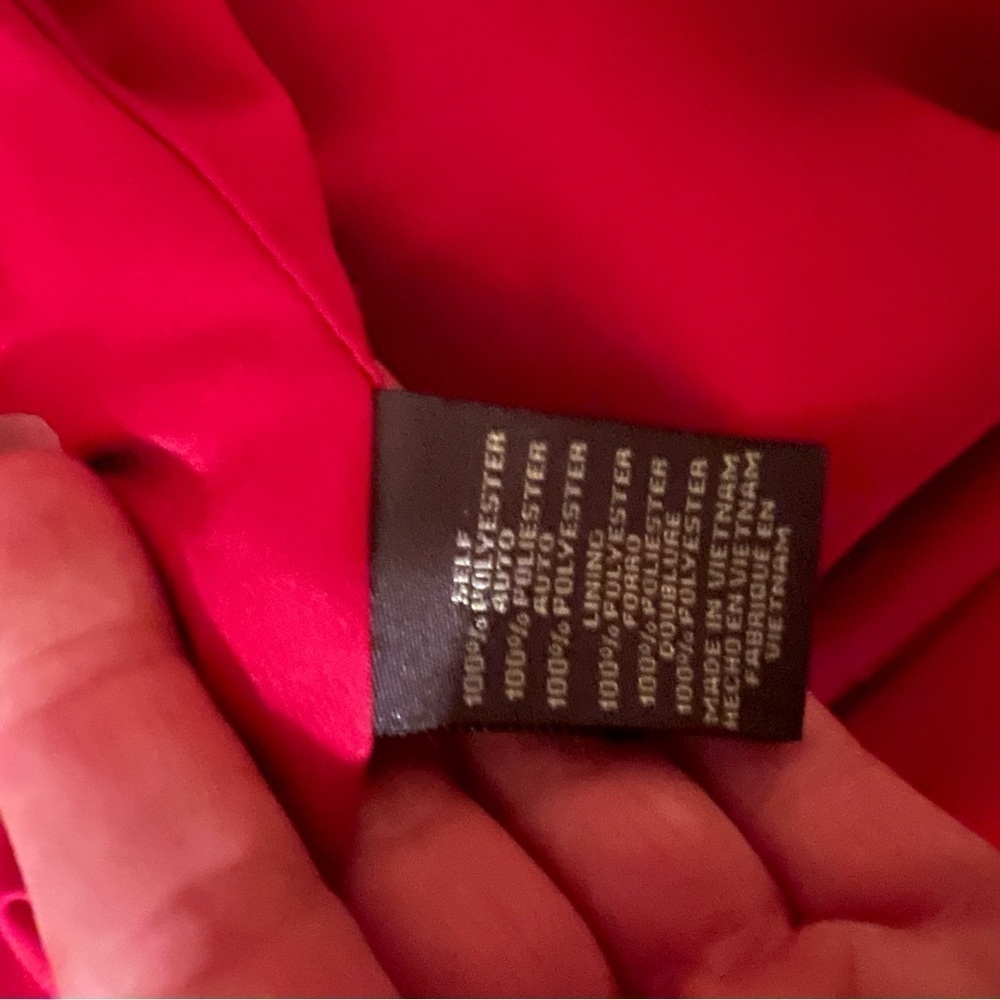 Vince Camuto Red Polyester Dress 4 - Picture 7 of 8